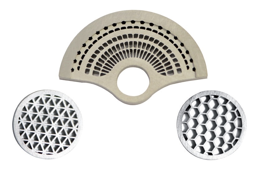 Selected 3D screen printed tungsten parts