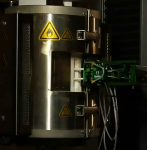 Installation of Extensometer on Metal Specimen