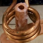 Brazing Copper Rod and Bracket Using Ambrell Induction System