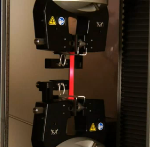 Tensile Test on Plastics Using Clip-On Extensometer